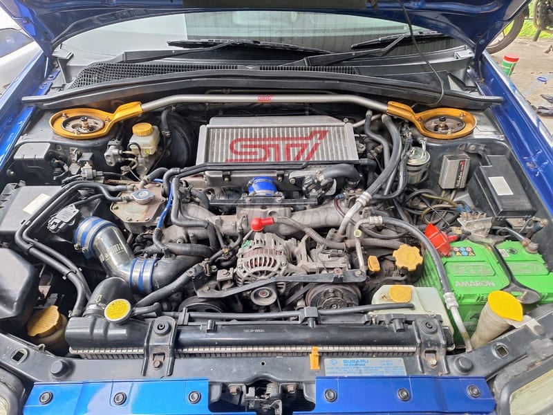 Sti intercooler, brembo brakes, crank pulley, pitchmount etc., 1 of 5